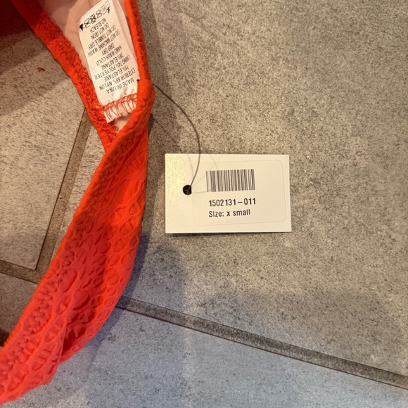 NWT Lisa Marie Fernandez Vibrant Orange Bikini Set Size XS - Picture 8 of 10